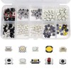 CHRI 250pcs Tactile Push Button Switch Micro Switch Momentary Tact