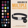 HOLD’EM Kids Belts for Boys Silver Square Buckle - Black