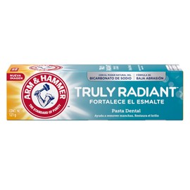 Arm & Hammer Truly Radiant, Pasta Dental Blanqueadora, Fortalece El Esmalte Dental, 121 gr