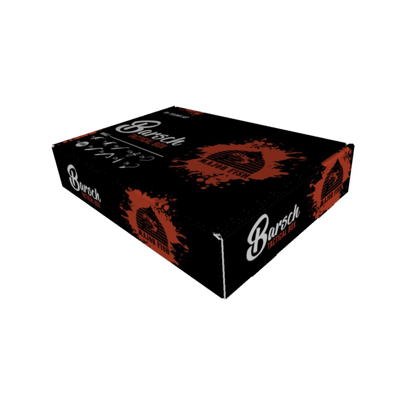 Major Fish Bass Box 35-Piece Rubber Fish Hard Baits Set