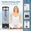 Hydrogen Water Bottle Generator 12 oz,Hydro Water Bottle with Dual-Layer
