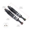 340mm Rear Shock Absorber Suspension Motorcycle ATV Quad 7mm Spring