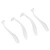 VBESTLIFE 50PCS 5cm Fishing Lures, Soft Plastic T Tail Grub