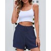 Eddoyee Shorts Women Summer Causal Women Shorts Drawstring Elastic Waist