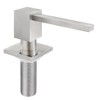 All Brass Built in Soap Dispenser for kitchen sink Brushed