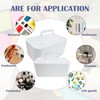 WSAMJIN Multipurpose Caddy Organizer, 5 Slots Basket Bin with Handle,