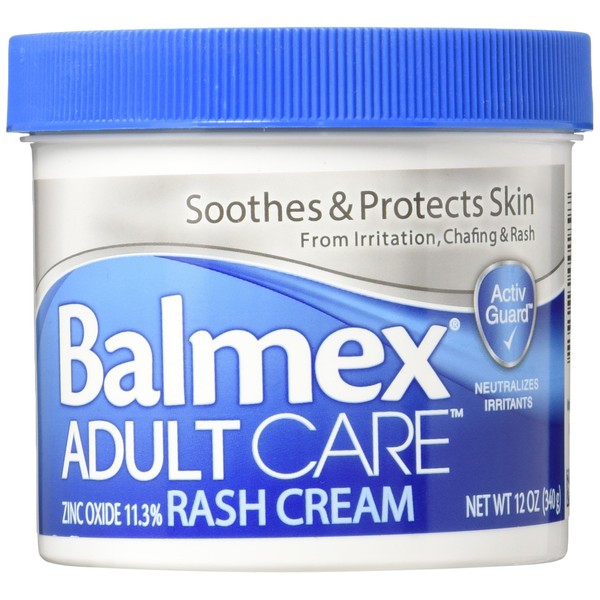 Balmex Adult Care Rash Cream 12 oz (pack of 6)