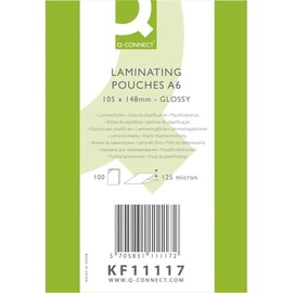 Q-Connect KF11117 A6 Foil Pouch (Pack of 100)