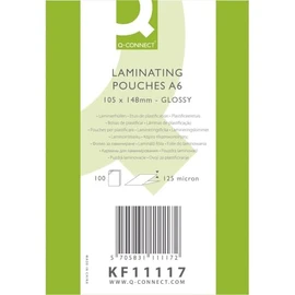 Q-Connect KF11117 A6 Foil Pouch (Pack of 100)