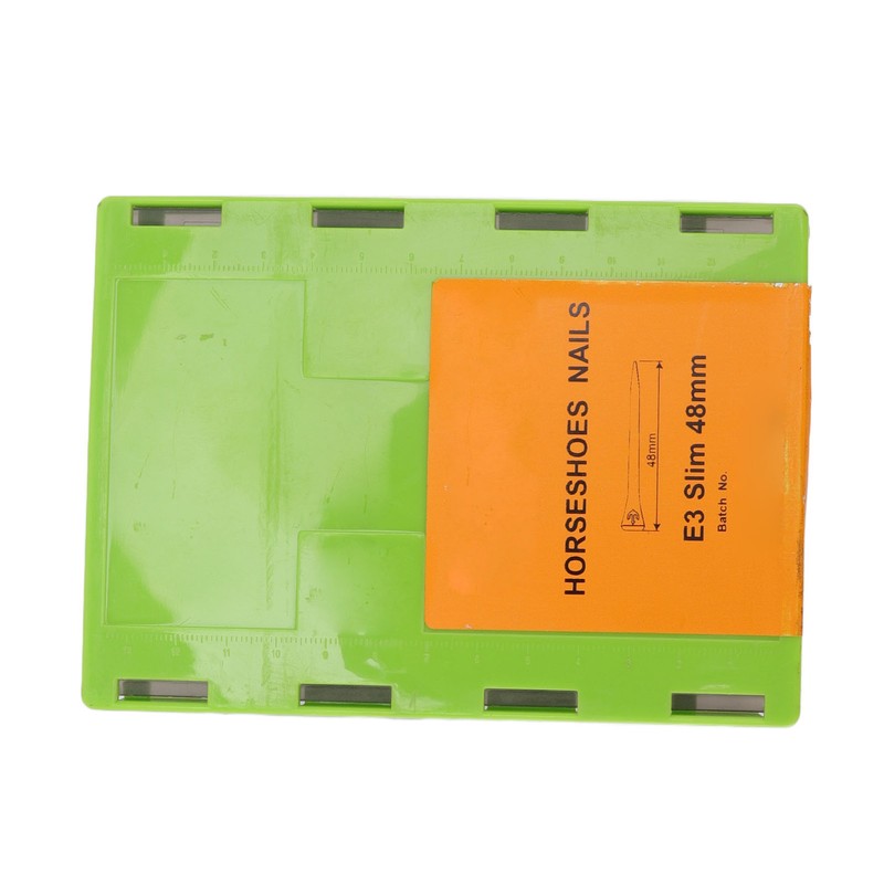 250Pcs Horseshoe Nails Copper Plating Shoeing Nails with Plastic Box