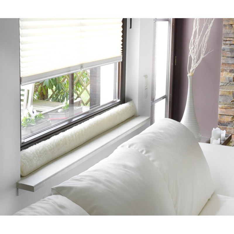 Draught Excluder 100 cm Window Virgin Wool Door Stopper Draught