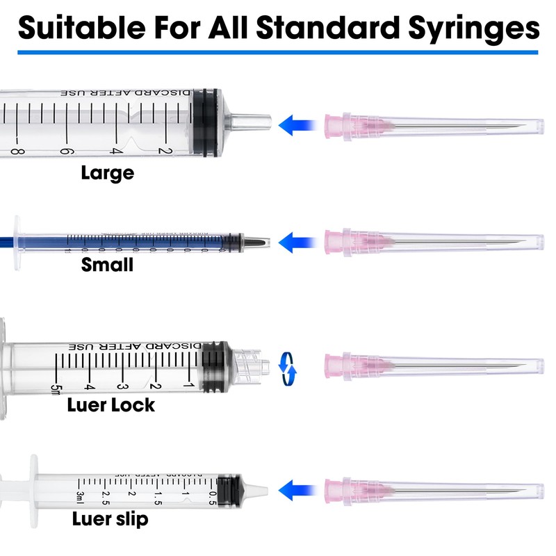 Meterbox 100 Pack 18 Ga 1.5 inch Disposable Needles with