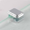 8 x Adjustable Glass Brackets Supports, 5mm -8mm Glass Shelf