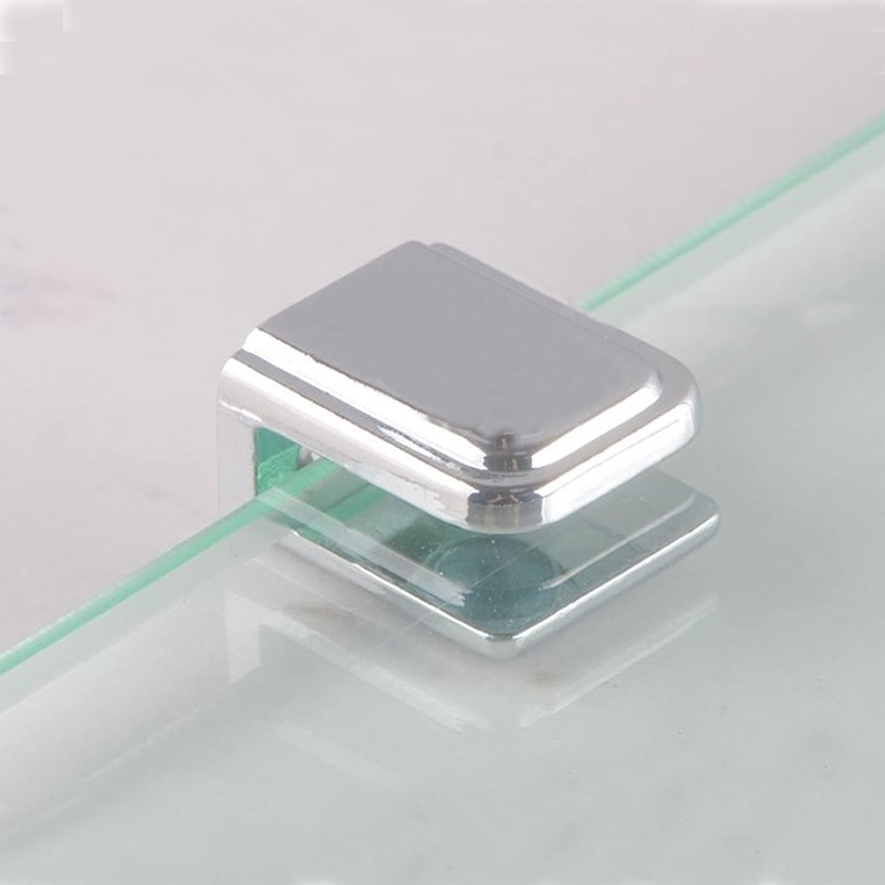 8 x Adjustable Glass Brackets Supports, 5mm -8mm Glass Shelf