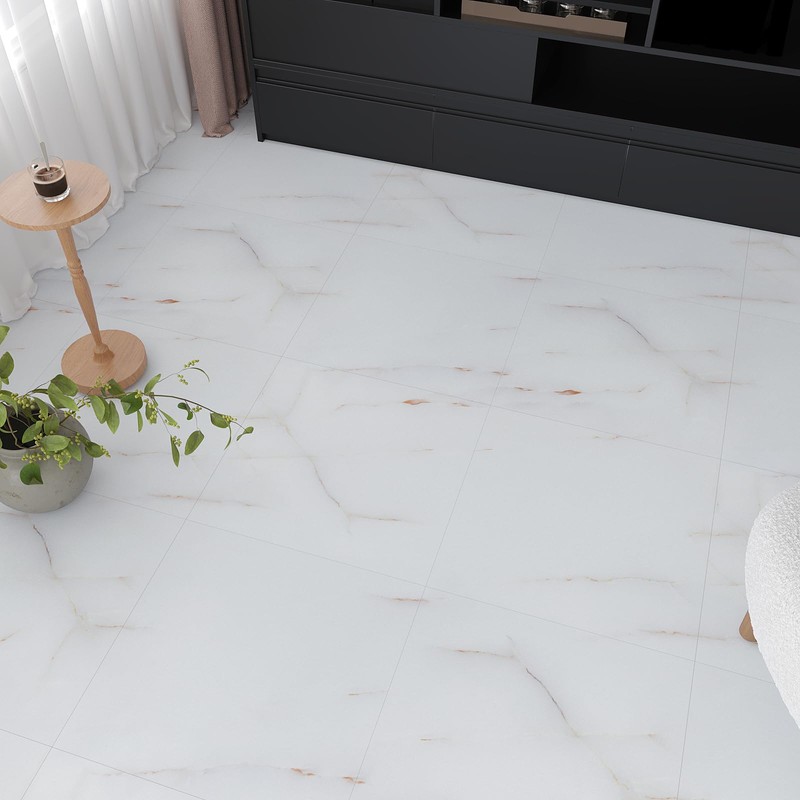VEELIKE 4 Pack Pink and White Marble Peel and Stick