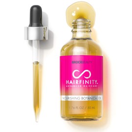 Hairfinity Botanical Hair Oil with Rosemary - Growth Treatment for Dry Damaged Hair and Scalp with Jojoba, Olive, Sweet Almond Oils - Silicone and Sulfate Free 1.76 oz