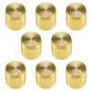 uxcell 8Pcs 17x 17mm Aluminium Alloy Potentiometer Volume Control Rotary