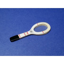 Town Square Miniatures  Miniature Dollhouse Tennis Racket 1:12 Scale New