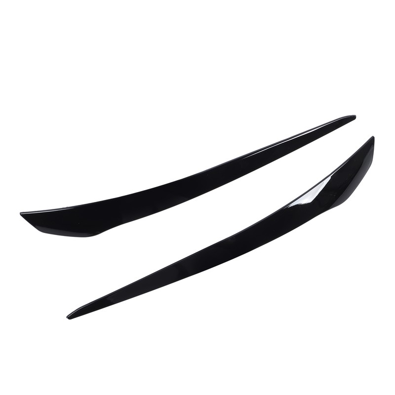2 Pcs Headlight Eyebrow Headlamp Eyelid Cover Trim Frame Decal
