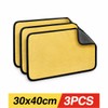Microfiber Cleaning Towels for Car Care – Thickened Absorbent Yellow