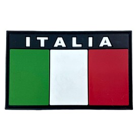 Italy Italian Flag Cosplay Airsoft PVC Velcro Emblem Badge Patch