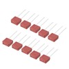 sourcing map 10Pcs DIP Mounted Miniature Square Slow Blow Micro