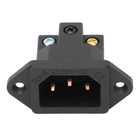 Power Inlet Socket, 100-250V, IB70 (C) IEC Power Socket, CE/ROHS/PSE Certified, Electric Vehicle, Electrical Parts