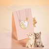 Pack of 2 Puzzle Cat Necklace, Pendant Necklace Cat, BFF
