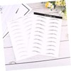 Healeved 20 Pairs Eyebrow Stickers Hair-like Simulation Brow Tint Eyebrow