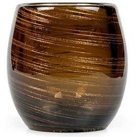 Dynasty Gallery 28208SQ Glisten Glass Smoky Quartz, 4-inch Height