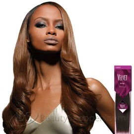 Outre Velvet Remi 100% Human Hair - Yaki Weaving (8 Inch, 2)
