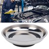 150mm Round Magnetic Parts Tray Stainless Steel 1000 to 1200
