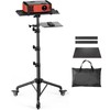 Amada Projector Stand with Wheels, Height Adjustable Rolling Stand with