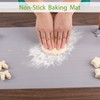 Small Translucent Silicone Mats: 7.9”x9.5” Clear Non-Slip Countertop Protector Liner