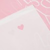 Unique 73363 Pink Hearts Baby Shower Plastic Table Cover, 54"
