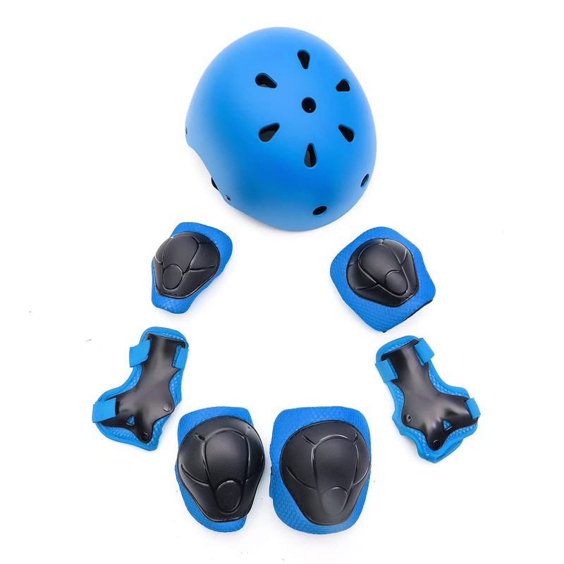 ABS Protective 7 Piece Set Knee Elbow Wrist Pads With