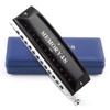 SWAN Chromatic Harmonica 12 Holes Deluxe Harmonica C Key with