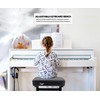 Tlingt Keyboard Bench, High-Density Piano Bench with Extra-Thick Padded Seat,