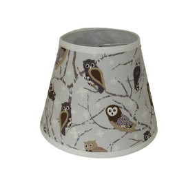 Albert Estate LTD., 10" Owl Print Clip-On Lamp Shade