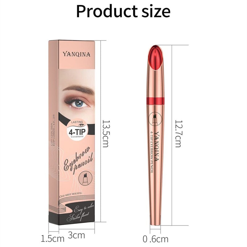 Waterproof Tattoo Eyebrow Pencil, Liquid Eyebrow Pencil, Professional Makeup Eyebrow
