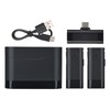 Wireless Clip-on Microphone Wireless Mic Receiver and 2 Transmitters with