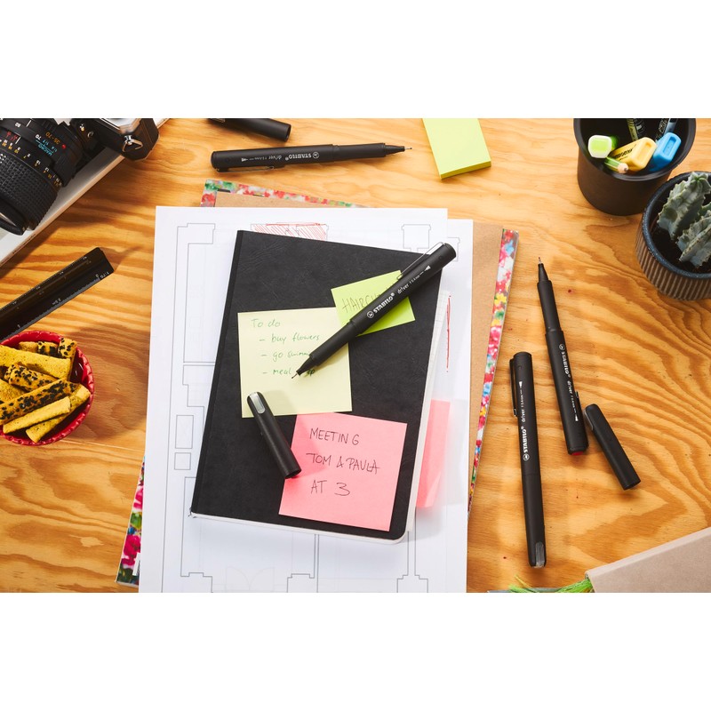 STABILO Premium Fineliner dr!ver - Fine - Pack of 4