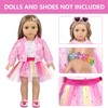 BDDOLL American 18 Inch Doll Clothes and Accessories with Travel