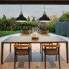 HMVPL Battery Operated Outdoor Chandelier for Gazebo, Rechargeable Outdoor Hanging