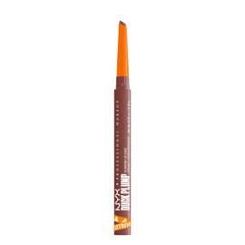 NYX PROFESSIONAL MAKEUP Duck Plump Plumping Lip Liner, Matte Pencil With Up To 10HR Wear, Nude Flip (Nude Lip Liner)