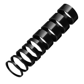 KGGZKG Pack of 9 Spacer Bicycle Spacers 1 1/8 Inch Aluminium Spacer Rings Spacers Bicycle Ahead Stem Spacer Handlebar Bell Aluminium Spacer Headset