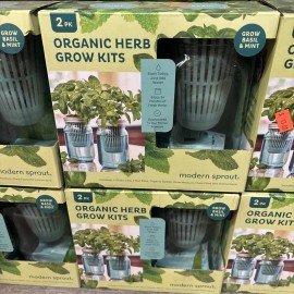 Modern Sprout's 2 Pack Organic Herb Garden Grow Kit