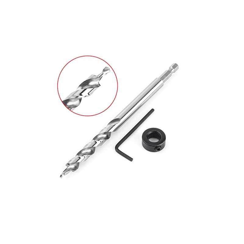 3/8" Step Drill Bit Hex Shank Pocket Hole Drill Bit