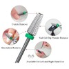 TopHomer Nail Drill Bits, 2.76*0.47in Diamond Cuticle Electric Nail File