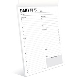 Hadigu Daily To Do List Notepad Undated, 9"x6" Size, Daily Planner Notepad, To Do List Notebook, Work Planner, Daily Organizer, Schedule Planner, Daily Task Planner, Desk Notepad, Life and Business Organizer Planner, Productivity Planner for Work.